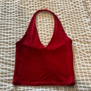 red brandy melville halter top